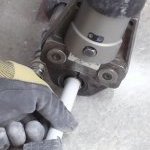 die Rohre werden unlösbar verpresst